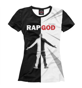 Женская футболка Rap God Eminem