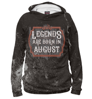 Мужское худи Legends Are Born In August