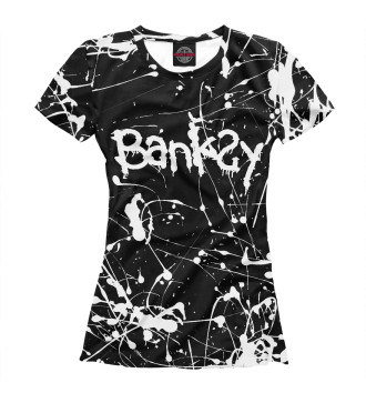Женская Футболка Banksy