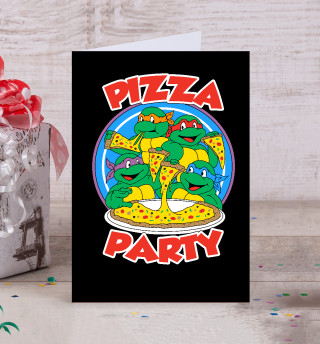 Открытка Pizza Party