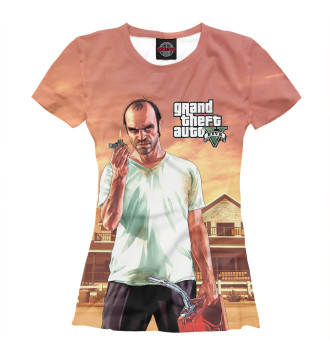 Женская Футболка Grand Theft Auto | GTA