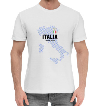Мужская Хлопковая футболка Италия