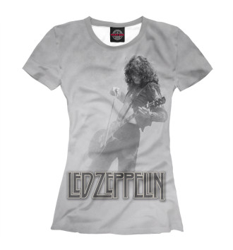Женская Футболка Led Zeppelin Jimmy Page