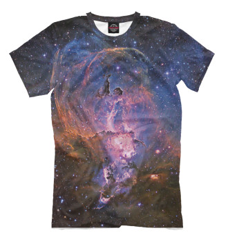 Мужская Футболка Statue of Liberty nebula / Туманность Статуя Свободы (NGC 3576)