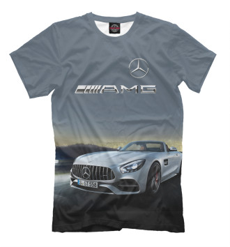 Мужская Футболка Mercedes V8 Biturbo AMG