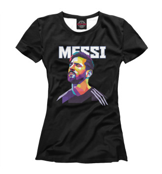 Женская Футболка Messi