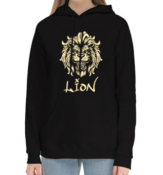 Женский Хлопковый худи Lion#2