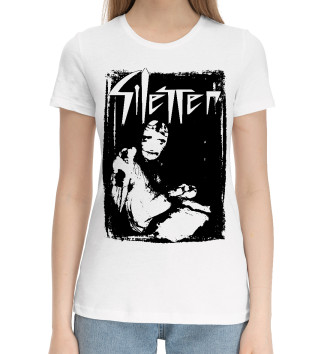 Женская Хлопковая футболка Silencer