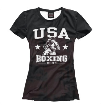Женская Футболка USA Boxing