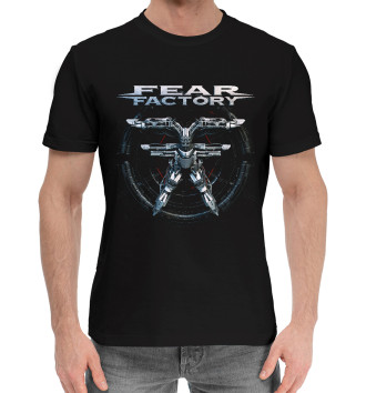 Мужская Хлопковая футболка Fear factory