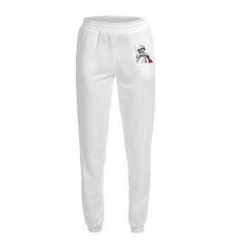Женские Спортивные штаны Белого цвета