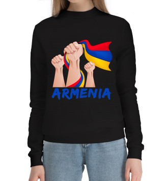 Женский Хлопковый свитшот Армения