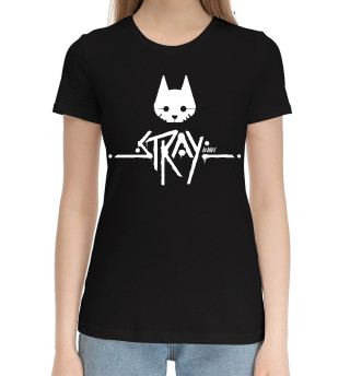 Женская хлопковая футболка Stray - бродяга