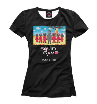 Футболка для девочек Squid Game - Push Start