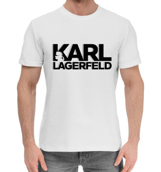 Мужская Хлопковая футболка Karl Lagerfeld