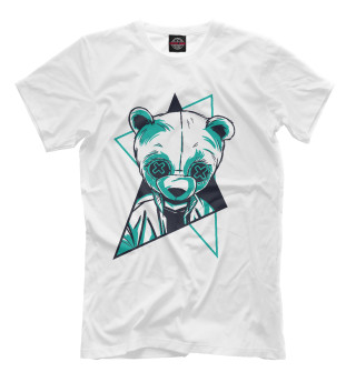 Мужская футболка Неоновая панда