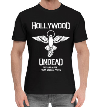 Мужская Хлопковая футболка Hollywood Undead