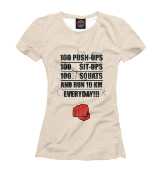 Женская Футболка One Punch-Man 100%