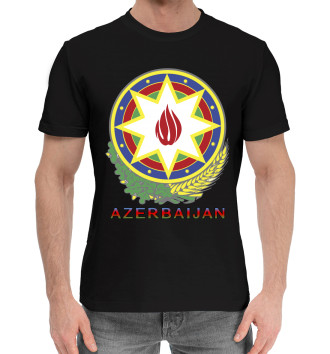 Мужская Хлопковая футболка Азербайджан