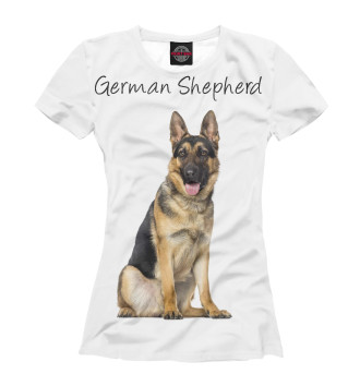 Женская Футболка German Shepherd