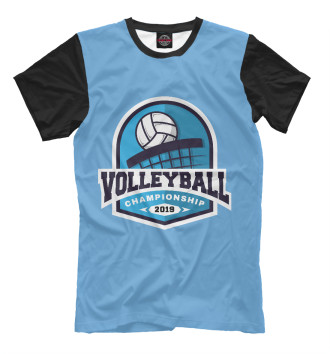 Мужская Футболка Volleyball