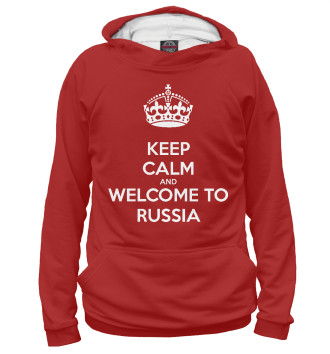 Худи для девочек Welcome to Russia