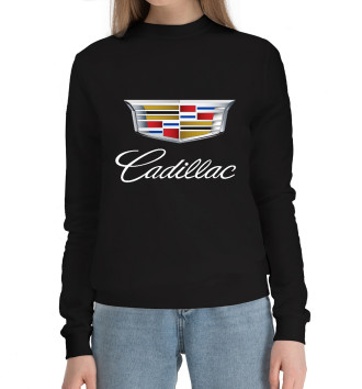 Женский Хлопковый свитшот Cadillac