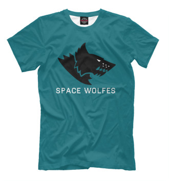 Мужская Футболка Space Wolfes