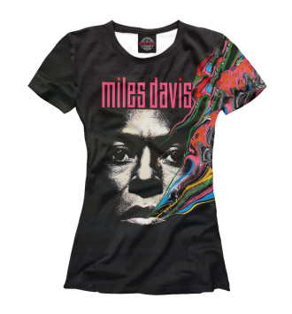 Женская Футболка Miles Davis