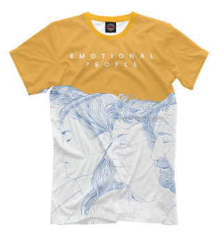 Мужская футболка Эмоциональные Люди