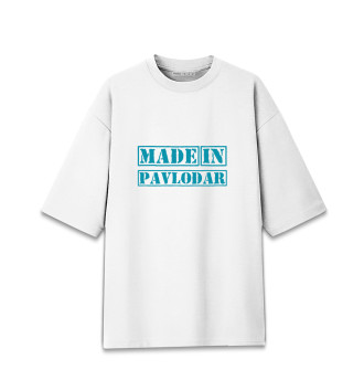 Мужская Хлопковая футболка оверсайз Павлодар (Казахстан)