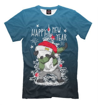 Мужская футболка Happy new year