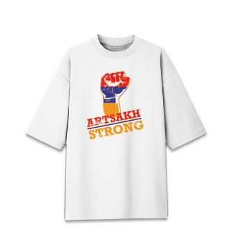 Женская Хлопковая футболка оверсайз Artsakh Strong