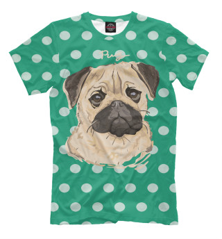 Женская футболка Pug