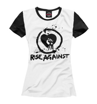 Женская Футболка Rise Against