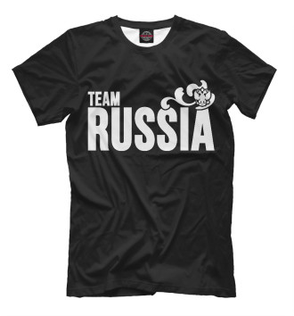 Мужская Футболка Team Russia