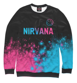 Женский свитшот Nirvana Neon Gradient