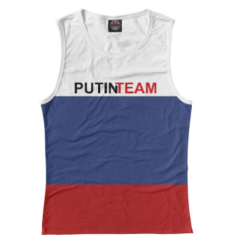Женская Майка Putin Team
