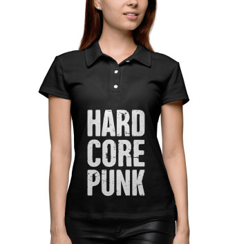 Женское Поло Hard core punk