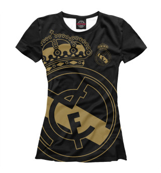 Женская футболка Real Madrid exclusive gold