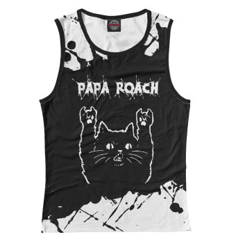 Женская Майка Papa Roach | Рок Кот