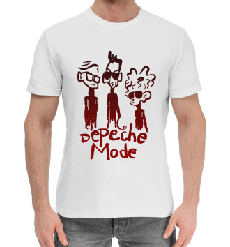 Мужская Хлопковая футболка Depeche Mode