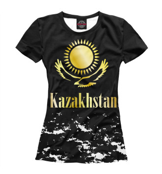 Женская Футболка Kazakhstan