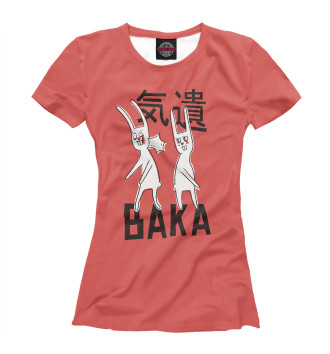 Женская Футболка Baka baka