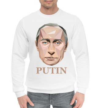 Мужской Хлопковый свитшот Путин Мозаика