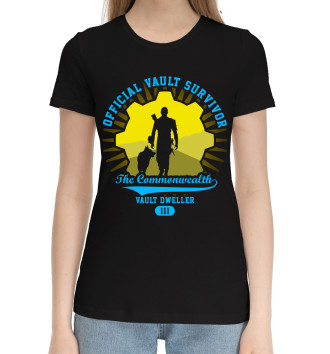 Женская Хлопковая футболка Fallout