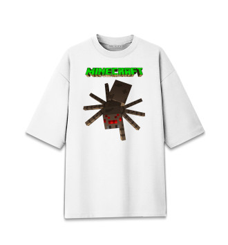 Мужская Хлопковая футболка оверсайз Minecraft