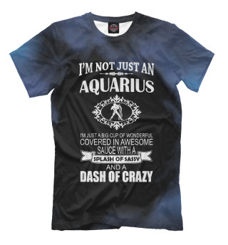 Мужская футболка Aquarius - Birthday Horosco