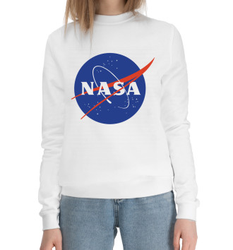 Женский Хлопковый свитшот NASA