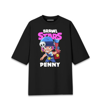 Женская Хлопковая футболка оверсайз Braw Stars, Penny